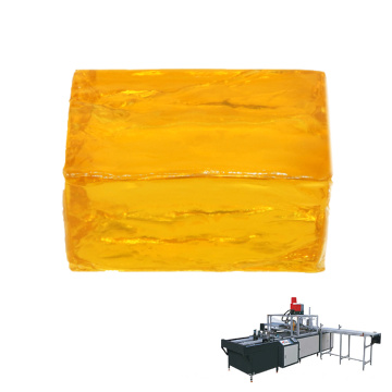 Yellow PSA Hot Melt Adhesive Glue For Courier Self-adhesive Bag Rubber Glue For Express Bags Sealing